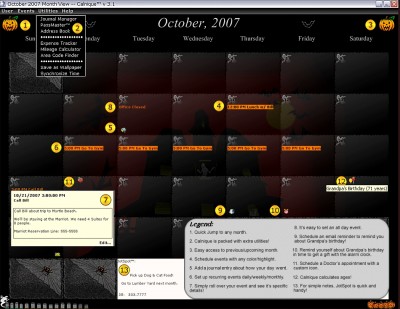 Calnique Custom Calendar 3.0 screenshot Calnique Custom Calendar 3.0 screenshot