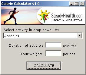 Calorie Calculator 1.0 screenshot Calorie Calculator 1.0 screenshot