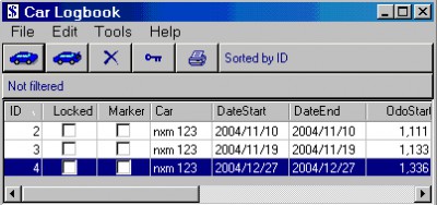 Car Logbook 2.3 screenshot