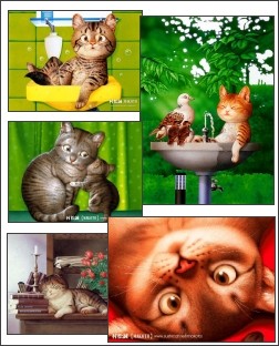 Cartoon Cats Screensaver 2 1.0 screenshot Cartoon Cats Screensaver 2 1.0 screenshot