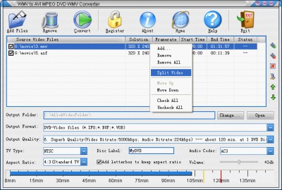 CC AVI DVD WMV MPEG WMV CONVERT 3.2.021991 screenshot CC AVI DVD WMV MPEG WMV CONVERT 3.2.021991 screenshot