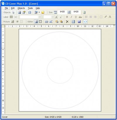 CD/DVD Cover Builder 2.0 screenshot