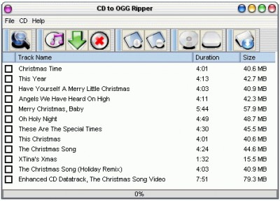 CD to OGG Ripper 1.0 screenshot