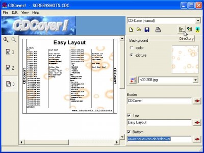 CDCover! - Easy Layout 2.6.0 screenshot CDCover! - Easy Layout 2.6.0 screenshot
