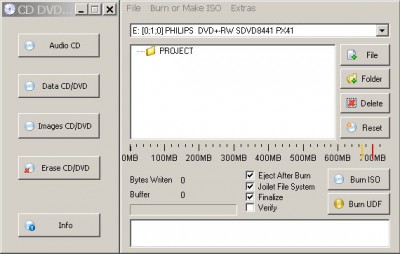 CDDVDWorker 4.2.2 screenshot CDDVDWorker 4.2.2 screenshot