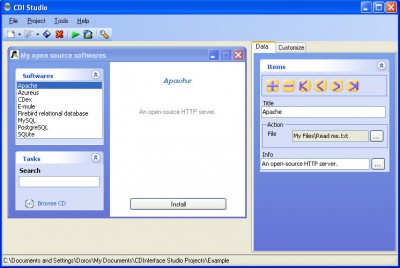 CDInterface Studio 2.3.6.1 screenshot