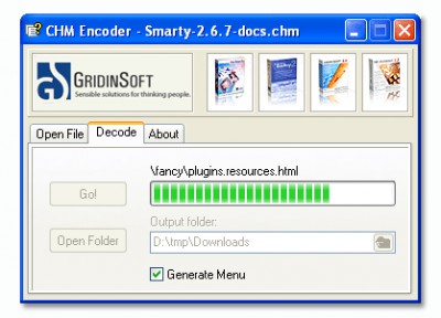CHM Decoder 2.0 screenshot
