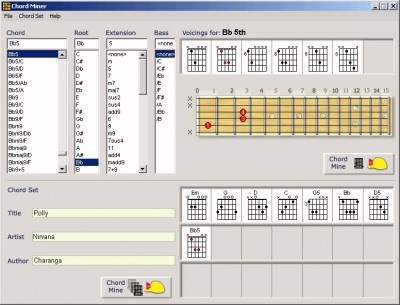 Chord Miner 1.0.2 screenshot Chord Miner 1.0.2 screenshot