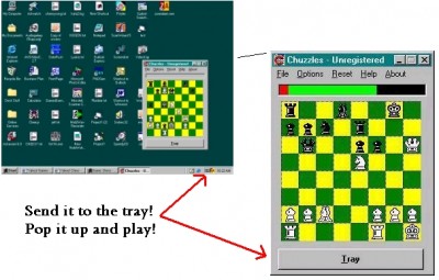 Chuzzles Chess Puzzles Pop-up For Your Desktop 1.0 screenshot