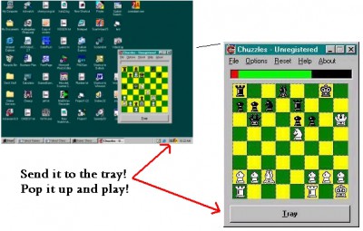 Chuzzles Chess Puzzles Pop-up For Your Desktop 1.0 screenshot