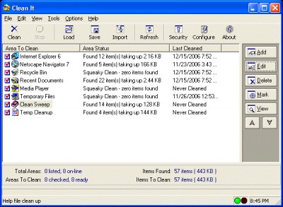 Clean It 3.06 screenshot Clean It 3.06 screenshot