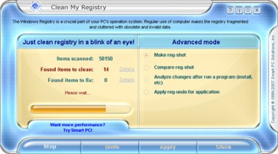 Clean My Registry 4.2 screenshot Clean My Registry 4.2 screenshot