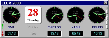 CLOX 2000 7.2 screenshot CLOX 2000 7.2 screenshot