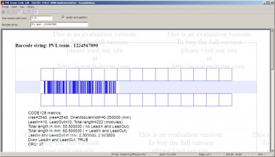 Code 128 C++ class 3.0 screenshot Code 128 C++ class 3.0 screenshot