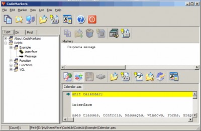 CodeMarkers 1.0 screenshot CodeMarkers 1.0 screenshot