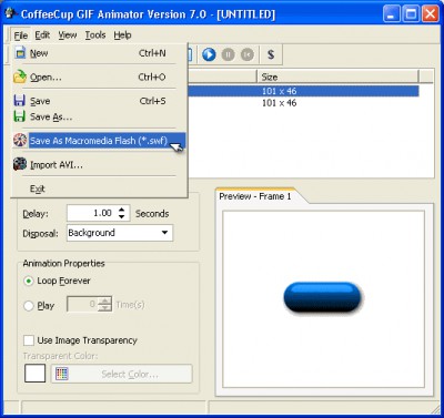 CoffeeCup GIF Animator 7.5 screenshot CoffeeCup GIF Animator 7.5 screenshot