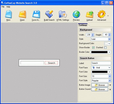CoffeeCup Website Search 3.5 screenshot