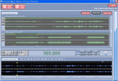 Colorful Music Editor Lite Version 2.0.2 screenshot Colorful Music Editor Lite Version 2.0.2 screenshot
