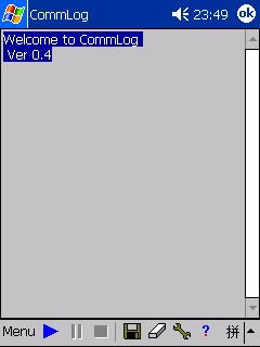 CommLog for CE 0.3 screenshot CommLog for CE 0.3 screenshot