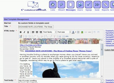 CommuniMail Newsletter Script 1.2.2 screenshot CommuniMail Newsletter Script 1.2.2 screenshot