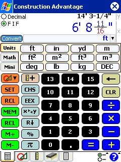 Construction Advantage Calculator 2.0 screenshot Construction Advantage Calculator 2.0 screenshot