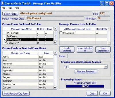 ContactGenie - Message Class Modifier 1.0.2 screenshot