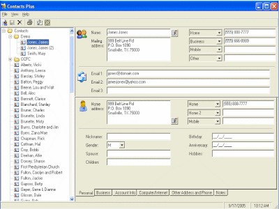 Contacts Plus 1.0 screenshot Contacts Plus 1.0 screenshot