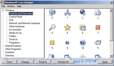 Control icons XP 2.0 screenshot