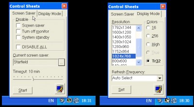 Control Sheets 1.1 screenshot Control Sheets 1.1 screenshot