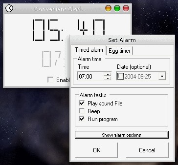 Convenient Clock 1.1 screenshot Convenient Clock 1.1 screenshot