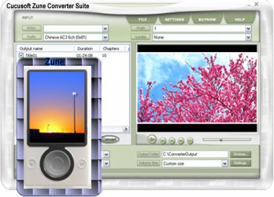 Convert To Zune Suite 5.9.7.5132 screenshot Convert To Zune Suite 5.9.7.5132 screenshot