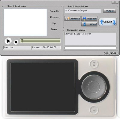 Convert To Zune Vid. 59.1.3123 screenshot Convert To Zune Vid. 59.1.3123 screenshot