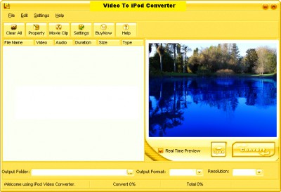 CONVERT VIDEO 2 iPod F0RMAT 3.8.0.1041 screenshot CONVERT VIDEO 2 iPod F0RMAT 3.8.0.1041 screenshot