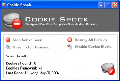 Cookie Spook 2.1.0 screenshot