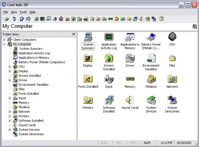 Cool Info XP 4.0.6 screenshot Cool Info XP 4.0.6 screenshot