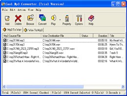 Cool Mp3 Converter 1.86 screenshot Cool Mp3 Converter 1.86 screenshot