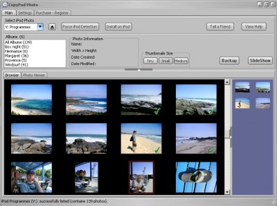 CopyPod Photo 1.10 screenshot CopyPod Photo 1.10 screenshot