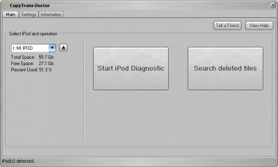 CopyTrans Doctor 1.002 screenshot