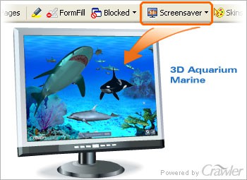 Crawler 3D Marine Aquarium Screensaver 1.1 screenshot Crawler 3D Marine Aquarium Screensaver 1.1 screenshot