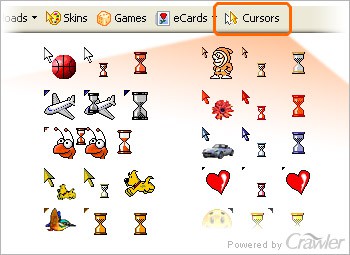 Crawler Cursors 1.1 screenshot Crawler Cursors 1.1 screenshot