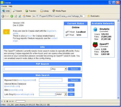 Crazaa 3.55 screenshot
