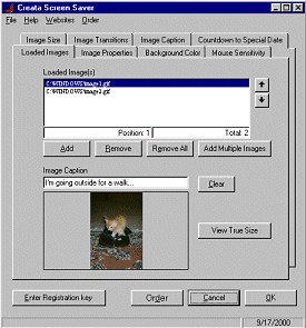 Creata Screen Saver 3.2 screenshot