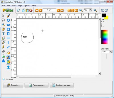 CreativDoc PDF Editor 1.0 screenshot CreativDoc PDF Editor 1.0 screenshot