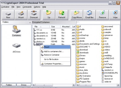 CryptoExpert 2005 PE 6.02 screenshot