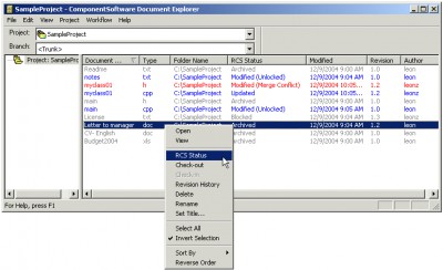 CS-CVS 4.0.112 screenshot CS-CVS 4.0.112 screenshot