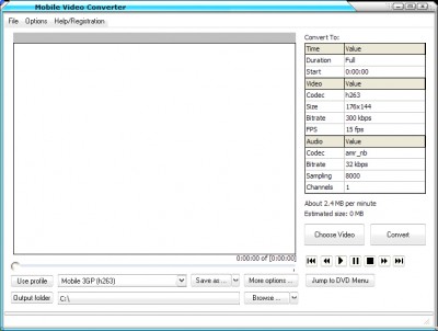 CT 3GP VIDEO CONVERTER 5.3.02131 screenshot CT 3GP VIDEO CONVERTER 5.3.02131 screenshot