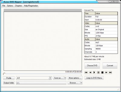 CT DVD RIPPER 3.2.02127 screenshot