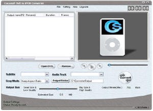 CucuTech DVD to Ipod Converter 5.28 screenshot CucuTech DVD to Ipod Converter 5.28 screenshot