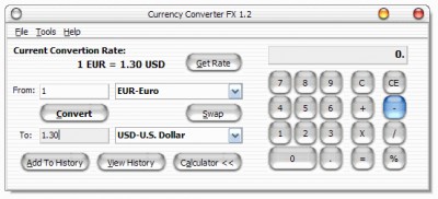 Currency Converter FX 1.1 screenshot Currency Converter FX 1.1 screenshot