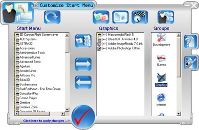 Customize Start Menu 2.0 screenshot